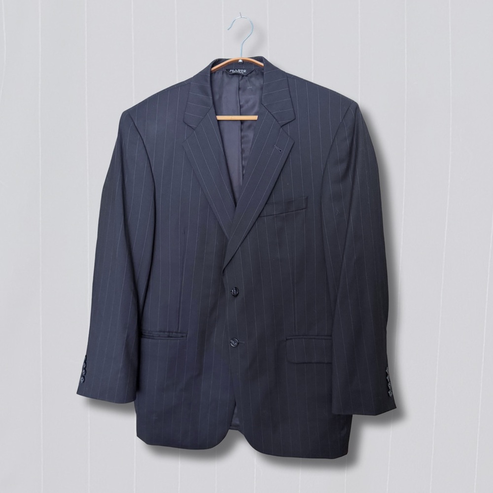 Jos. A. Bank Navy Pinstripe Blazer